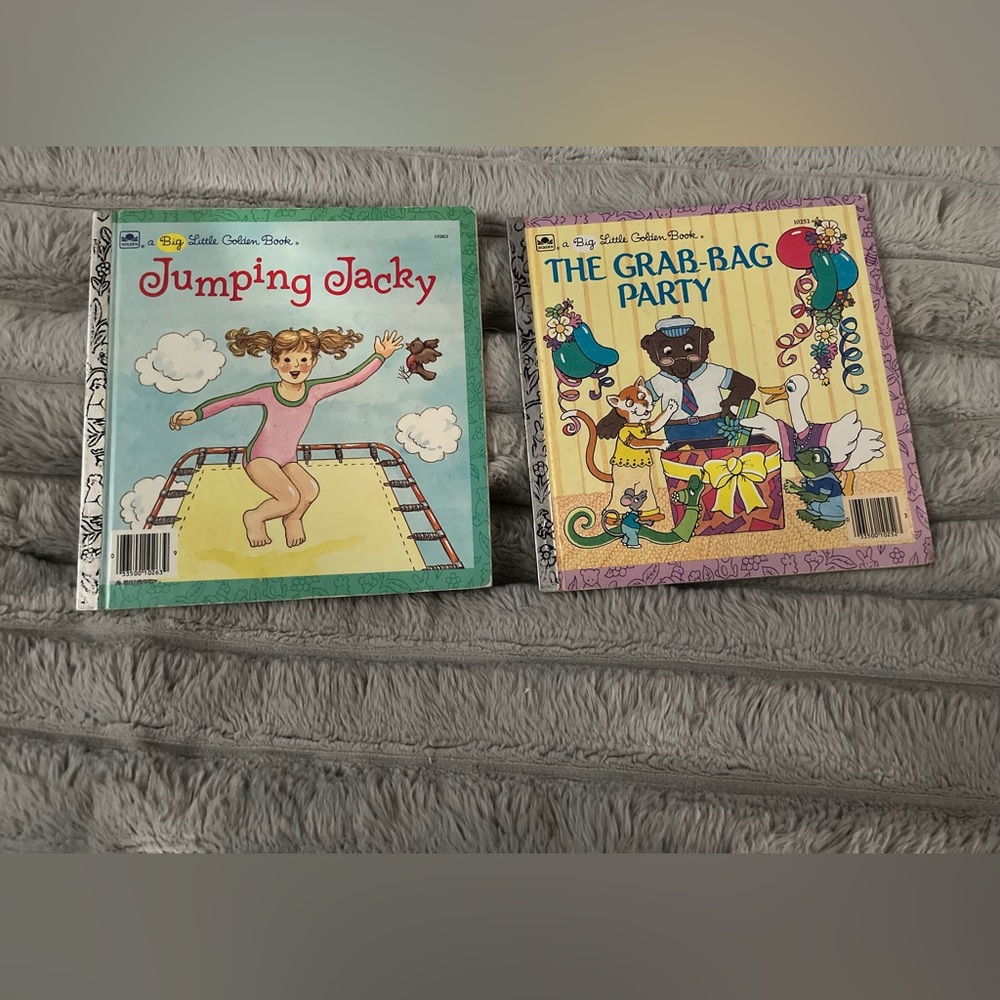 Bundle of 2 A Big Little Golden Books